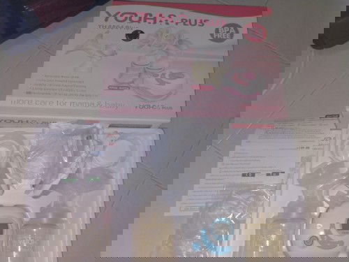 ที่ปั๊มนม ยูฮา ขวดสีชา