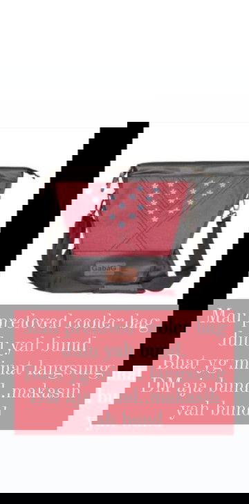 Preloved cooled bag GABAG