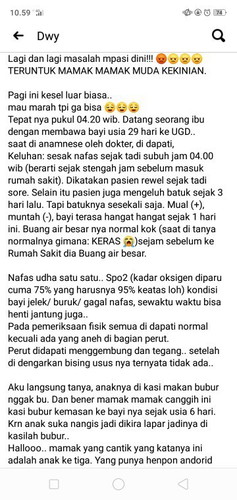 Bahaya nya MPASI sejak dini