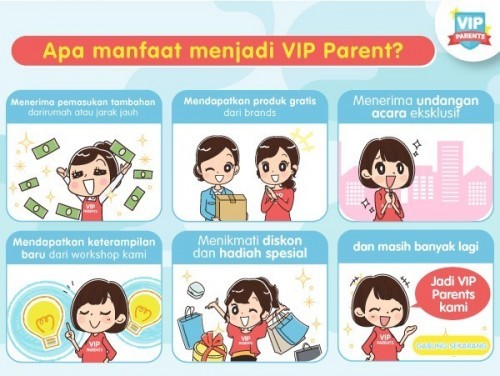 Ingin menjadi anggota VIP Parent? Jawab pertanyaan ini!