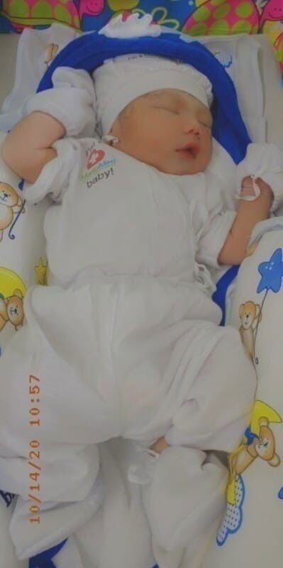 Welcome to the world my baby boy