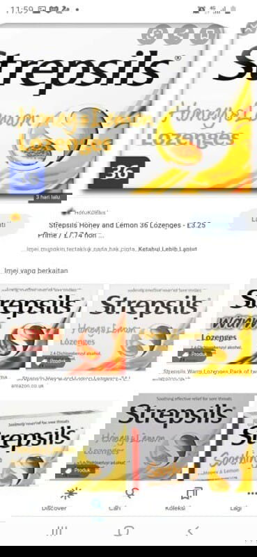 Strepsils honey lemon