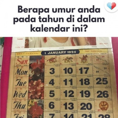 Umur berapa ya waktu ni?🤔