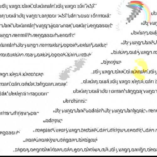 Kita semua adalah ibu yang baik.