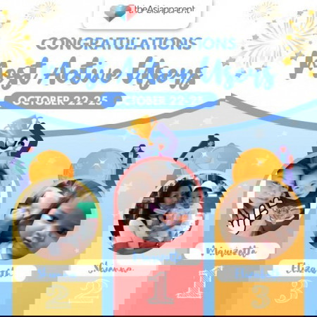 WINNER Announcement: Most Active Users (October 22-25)