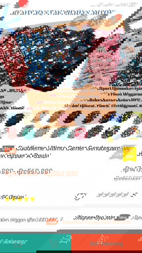 gendongan ssc yg mana ?