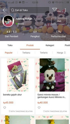 Jual boneka prelpved pribadi import