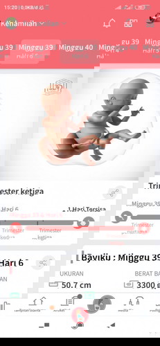 Belum juga kontraksi UK 39w6d😭🙏