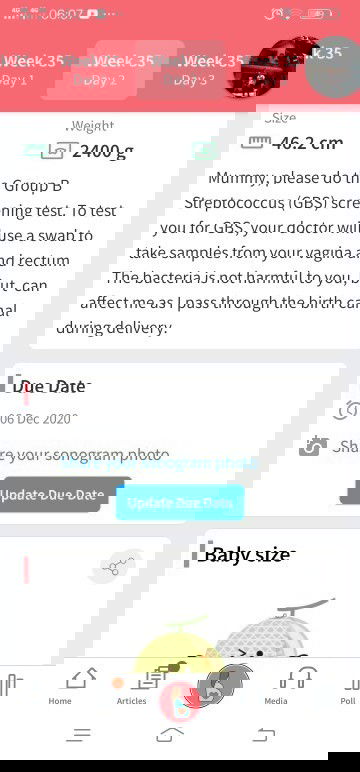 Examination bef. Your labor