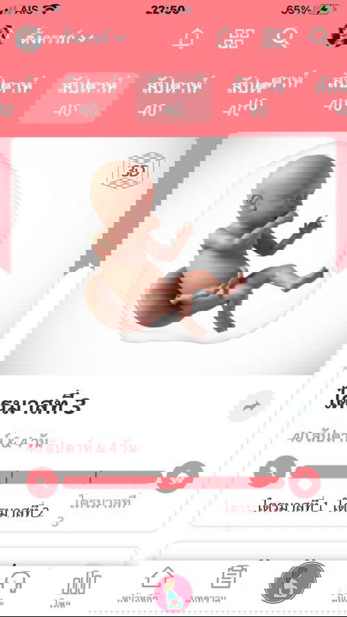 40 week 4Day แล้ว