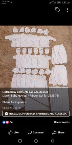 new born white clothes