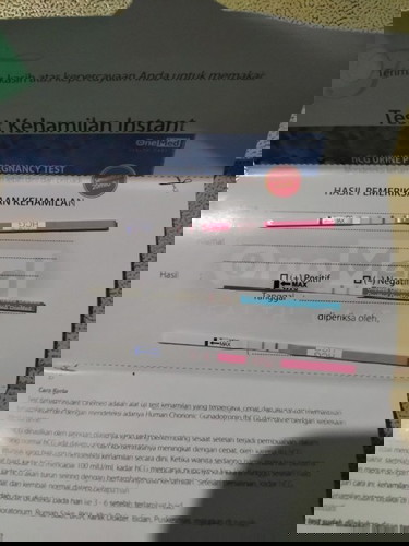 Sya bru tlat haid 5 hri tp hsl tp nya postif apkh hamil?