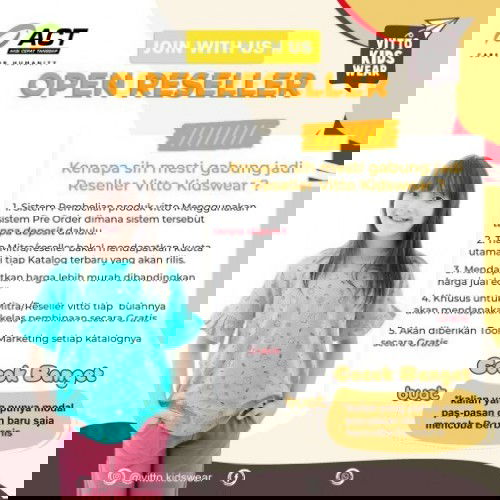 Open reseller baju anak terbatas