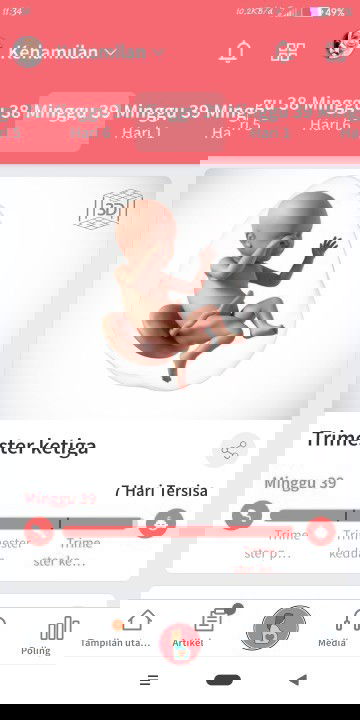 Usia kehamilan 39minggu