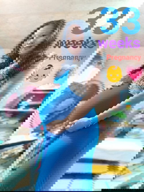 33 weeks pregnant💗👶with Our Baby Girl💗