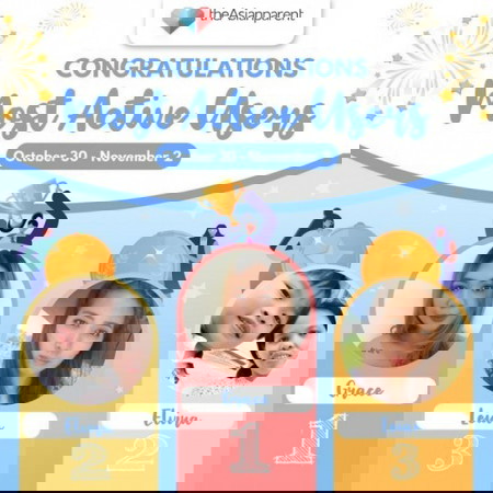 WINNER Announcement: Most Active Users (Oct 30-Nov2)