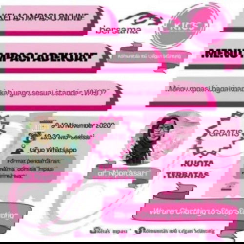 KELAS MPASI WA (Closed)