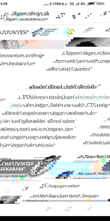 Tangan Ngiluu Saat Hamill