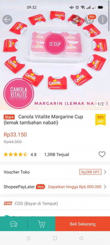 Canola margarin