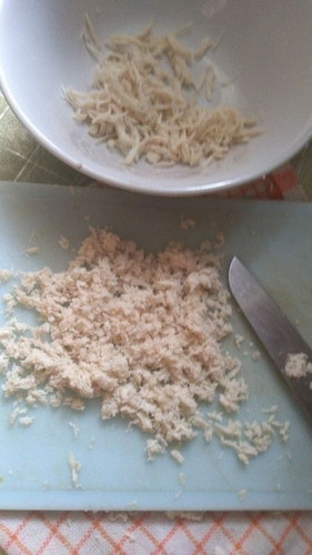 Texture lauk dan bubur tim baby 9bln..