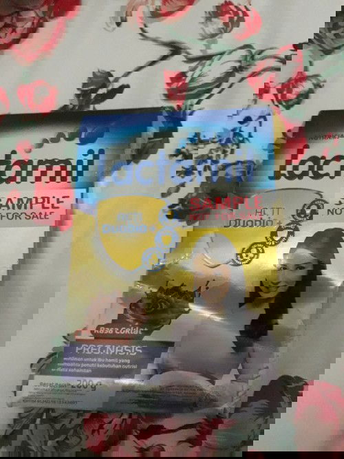 I got packet for a pack of Lactamil Pregnasis (sample not for sale)