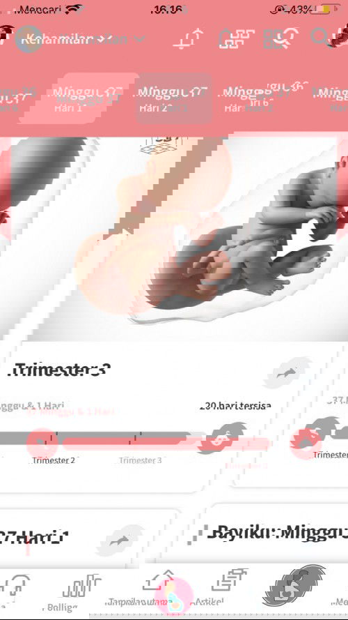 Lahiran di minggu ke 37