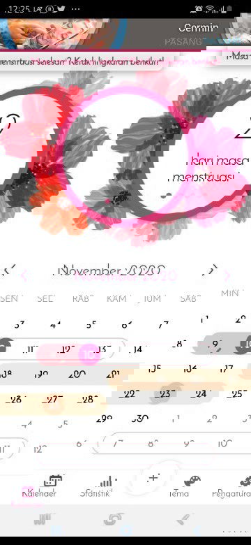 Review aplikasi KB kalender