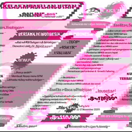 KELAS MPASI Lanjutan (23 Nov 2020)
