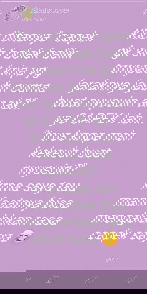 Dilema antara tanggung jawab sma kerjaan dan tanggung jawab sbg seorang ibu