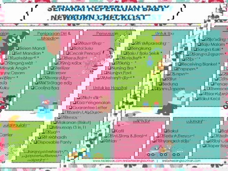 List kperluan bby n mummy
