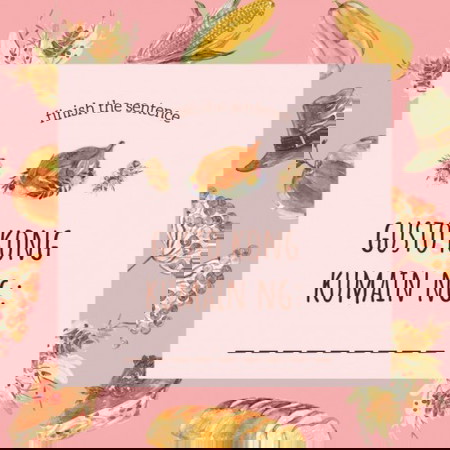 Fill in the Blank ☺️