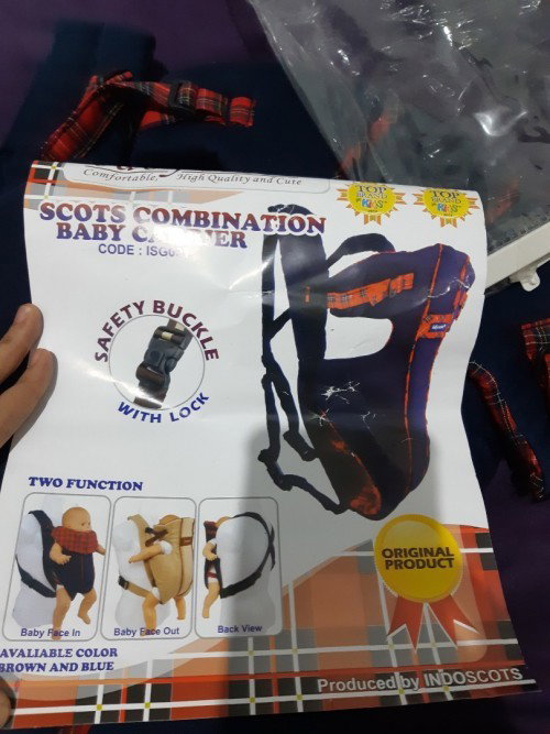 Jual gendongan baby scots ISG001