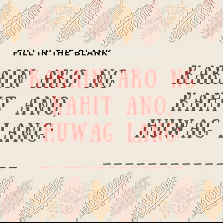 Fill in the Blank ☺️