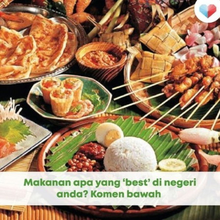 Apa makanan paling sedap negeri anda?