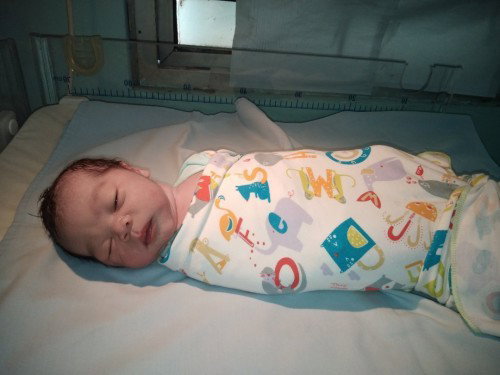 Launching baby boy