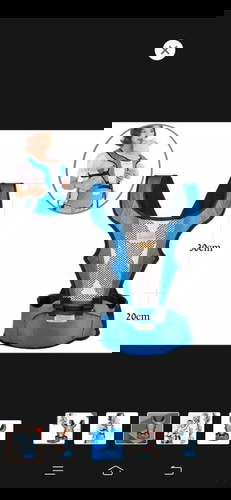 Carrier with hip seat