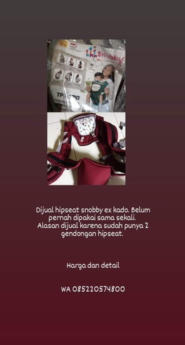 Gendongan snobby ex kado (new)