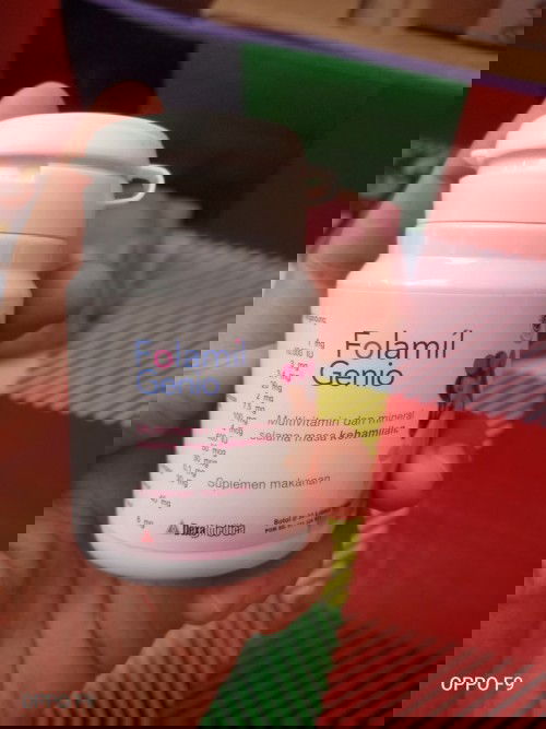 Saya cuma minum' vitamin .. l