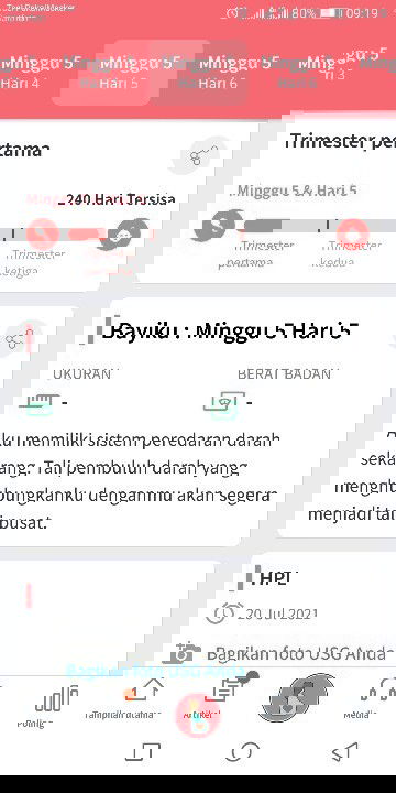 Bingung ga bisa isi berat badan dan ukuran bayiku
