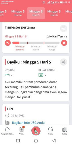 Bingung ga bisa isi berat badan dan ukuran bayiku