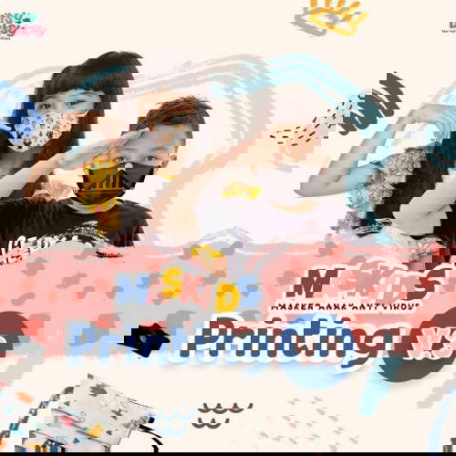 Masker anak anti virus, anti bakteri, anti jamur, anti bau, nyaman dipakai, tidak pengap