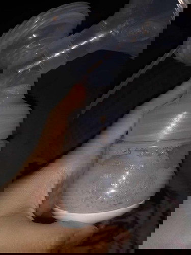 ปั๊มนมแล้วมีฟอง น้องทานได้ไหมค่ะ