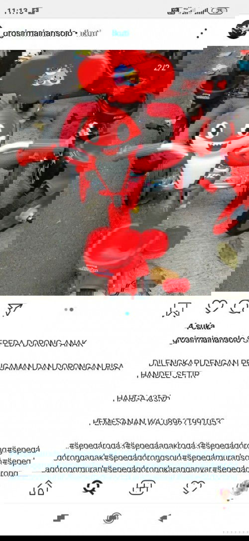 Cari sepeda dorong anak PL