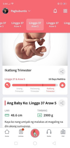 37 weeks and 5 days