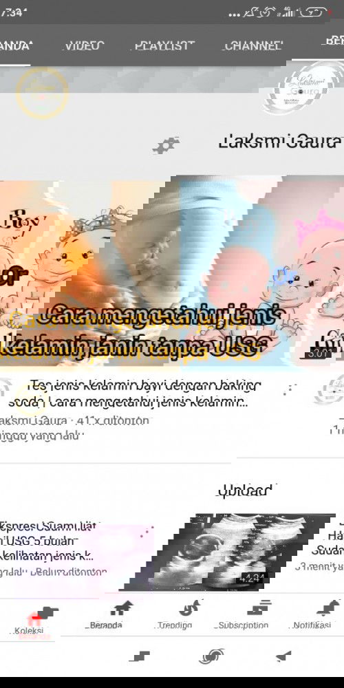 Hay bunda yang punya channel YouTube saling Sub yuk