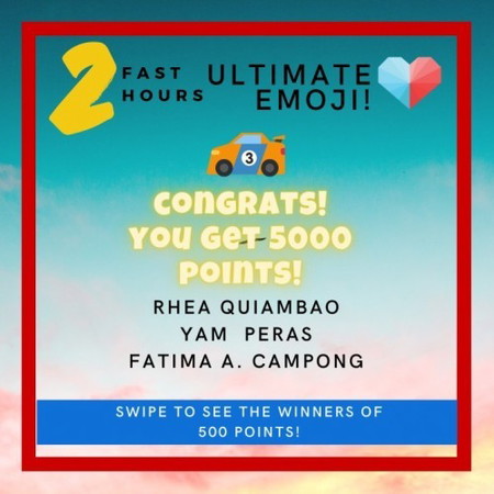 2 Fast - 2 Hours Congrats!