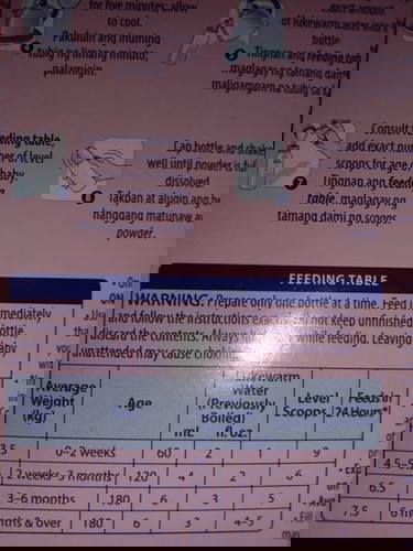 Switching milk (S-26)