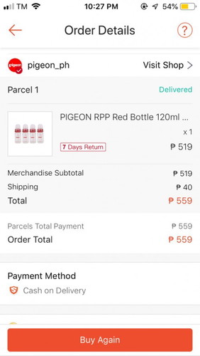 Pigeon bottles