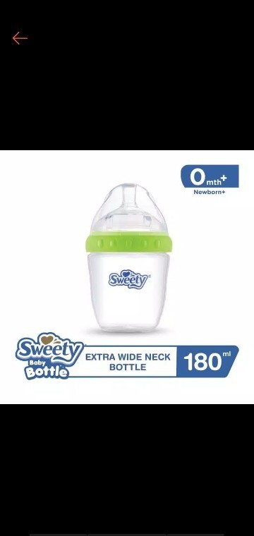 Botol susu sweety wide neck