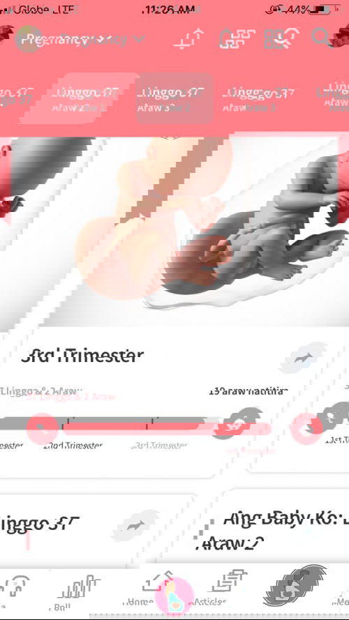 37weeks and 2days
Start ng mag lakad lakad